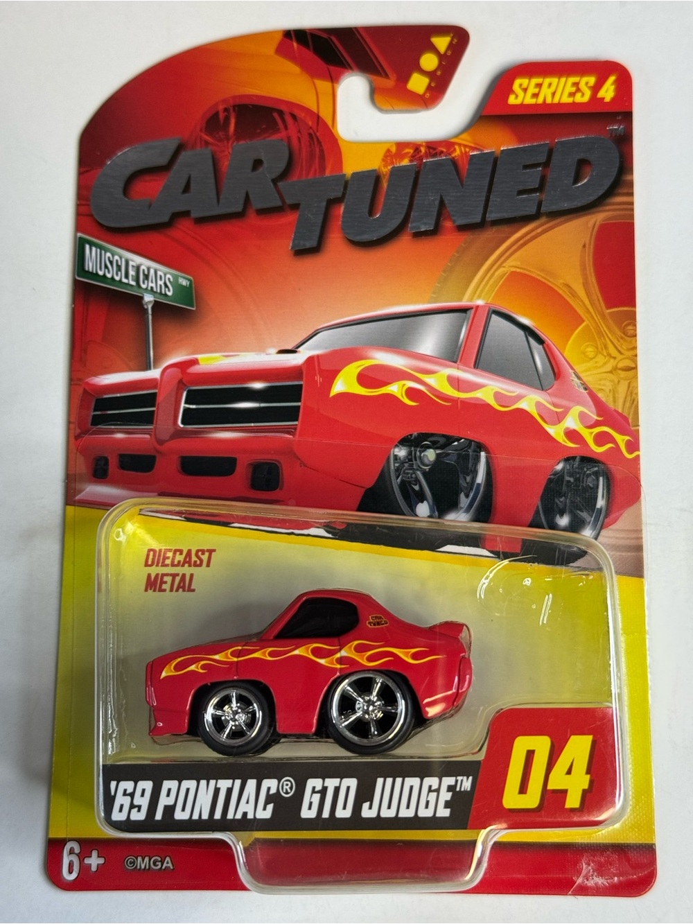 CARTUNED SERIES 4 MUSCLE CARS ‘69 PONTIAC GTO JUDGE 04
